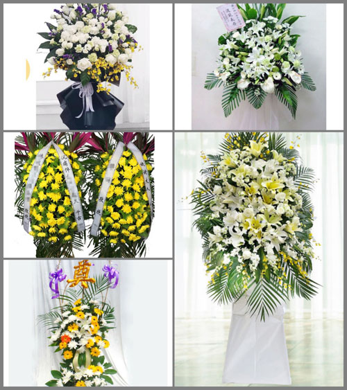 广西来宾金秀县三角乡白事花篮预定